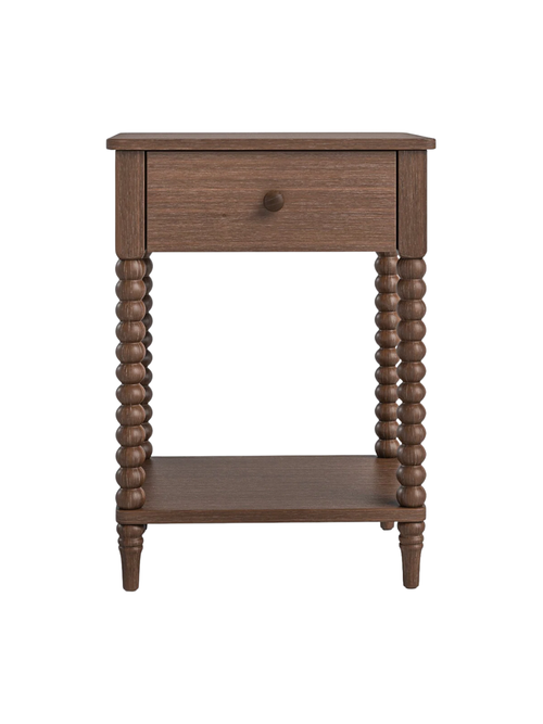Drawer Spindle Nightstand