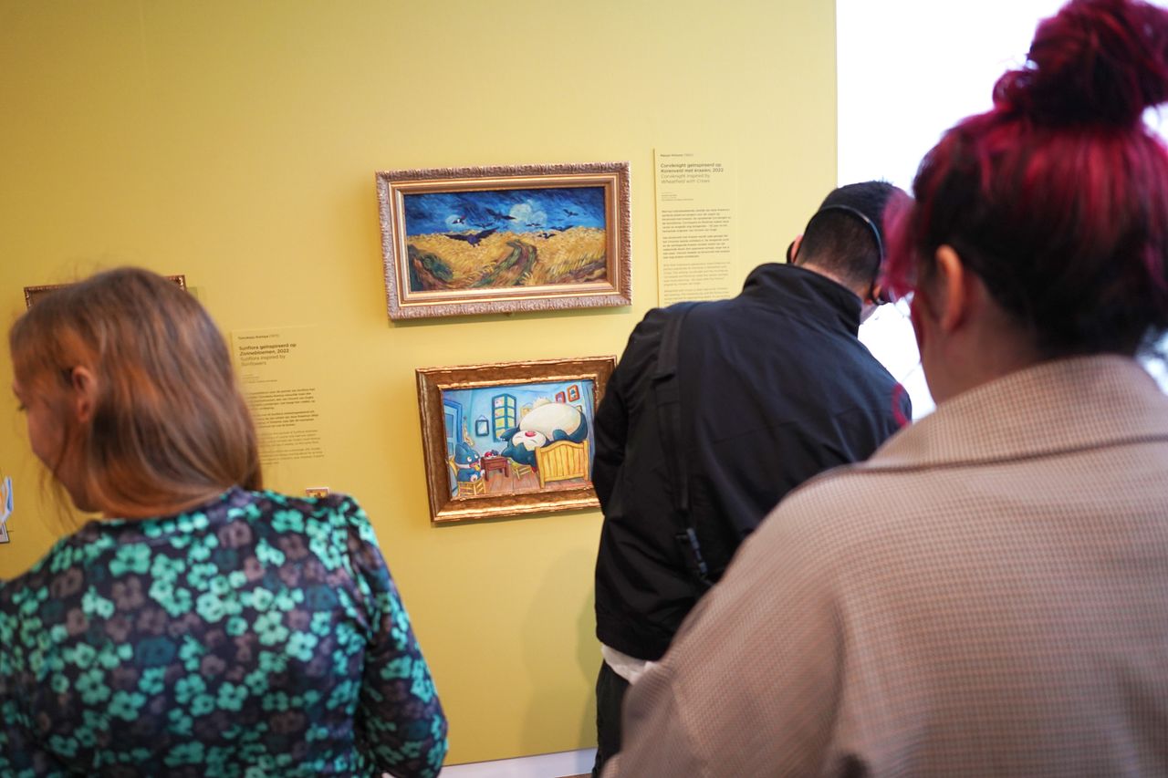 The Van Gogh x Pokemon exhibit at the official Van Gogh Museum in Amsterdam