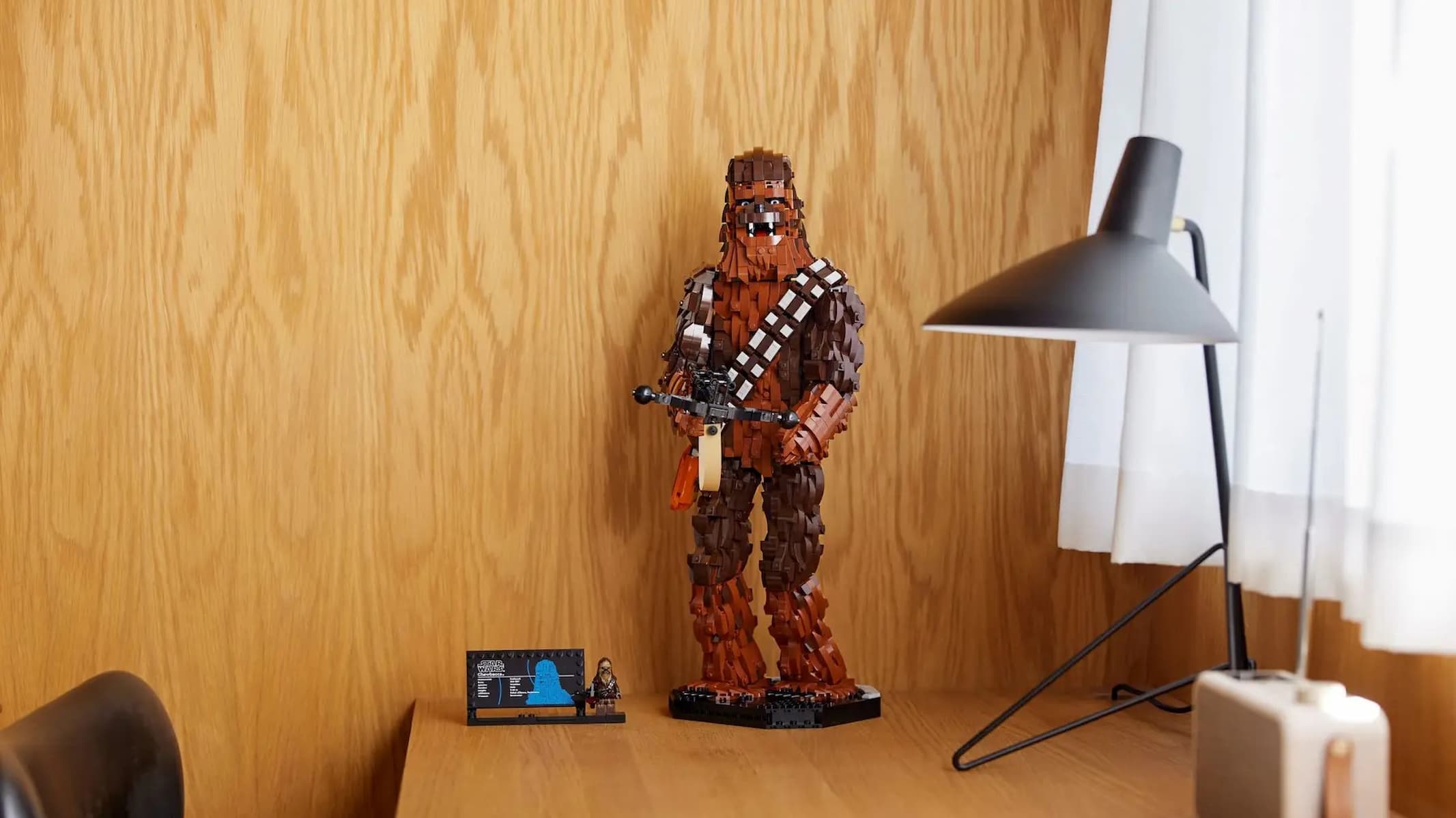 Lifestyle shot of Lego Star Wars Chewbacca