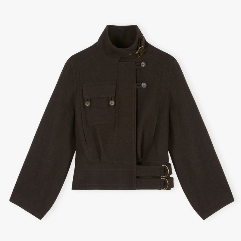 Brora The Wool Bomber Jacket cut out