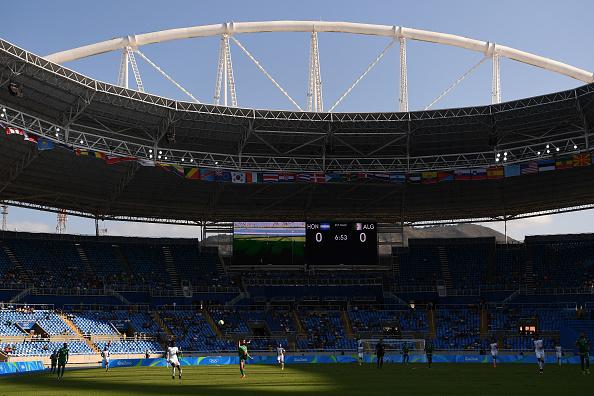 A stadium at the Rio 2016 Olympics.