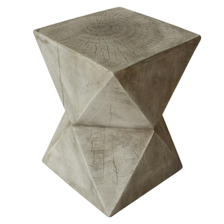 concrete outdoor side table