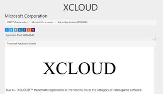 XCloud trademark listing