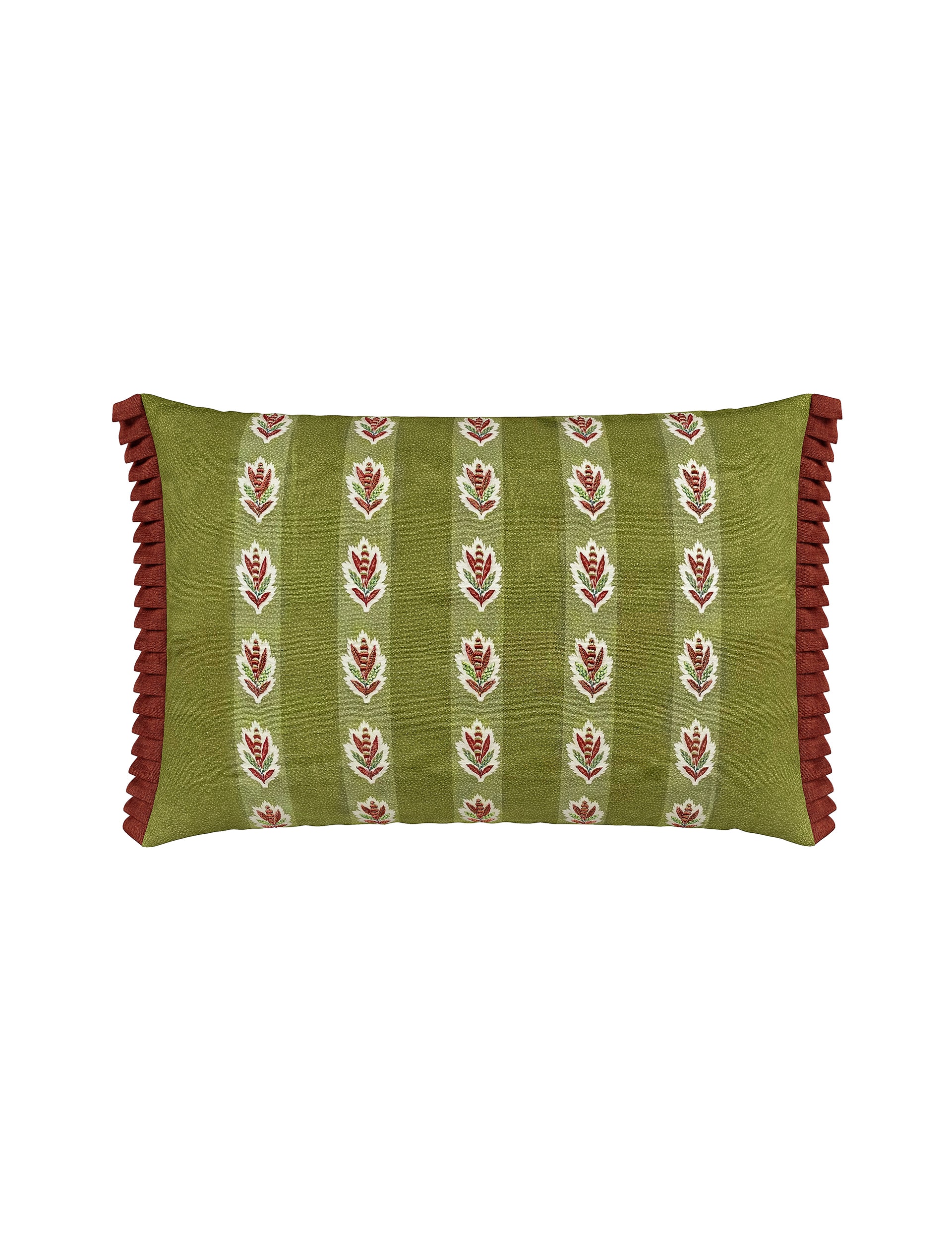 Pure Cotton Aril's Garden Print Cushion