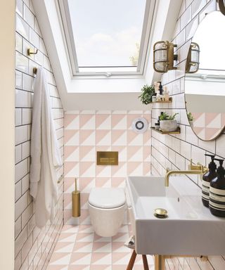 pink bathroom