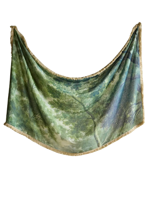 Forest Tapestry Linen Tablecloth