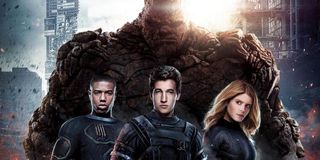 The cast of 'Fantastic Four' in a promotional image for the movie