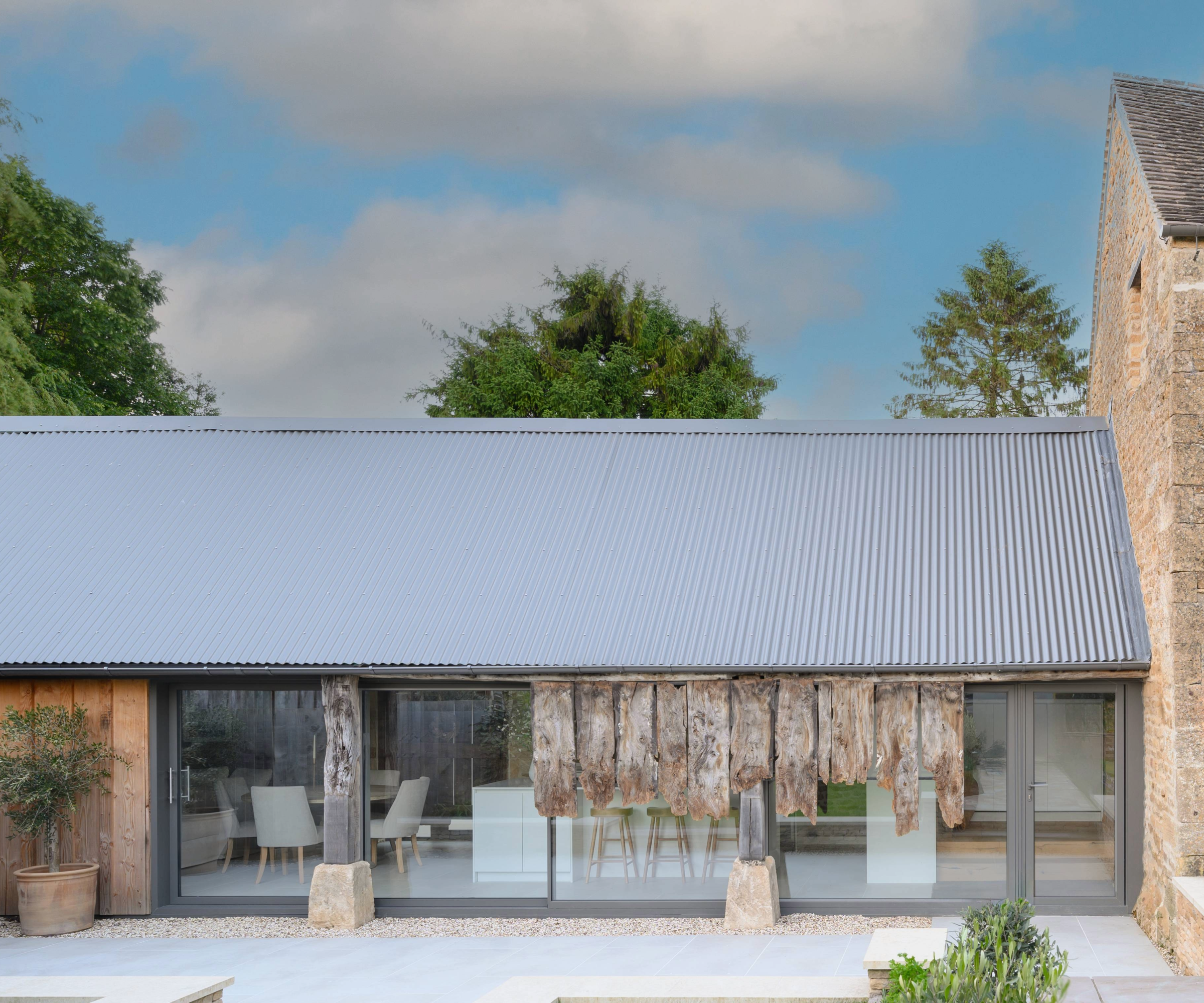 Exterior of the barn conversion