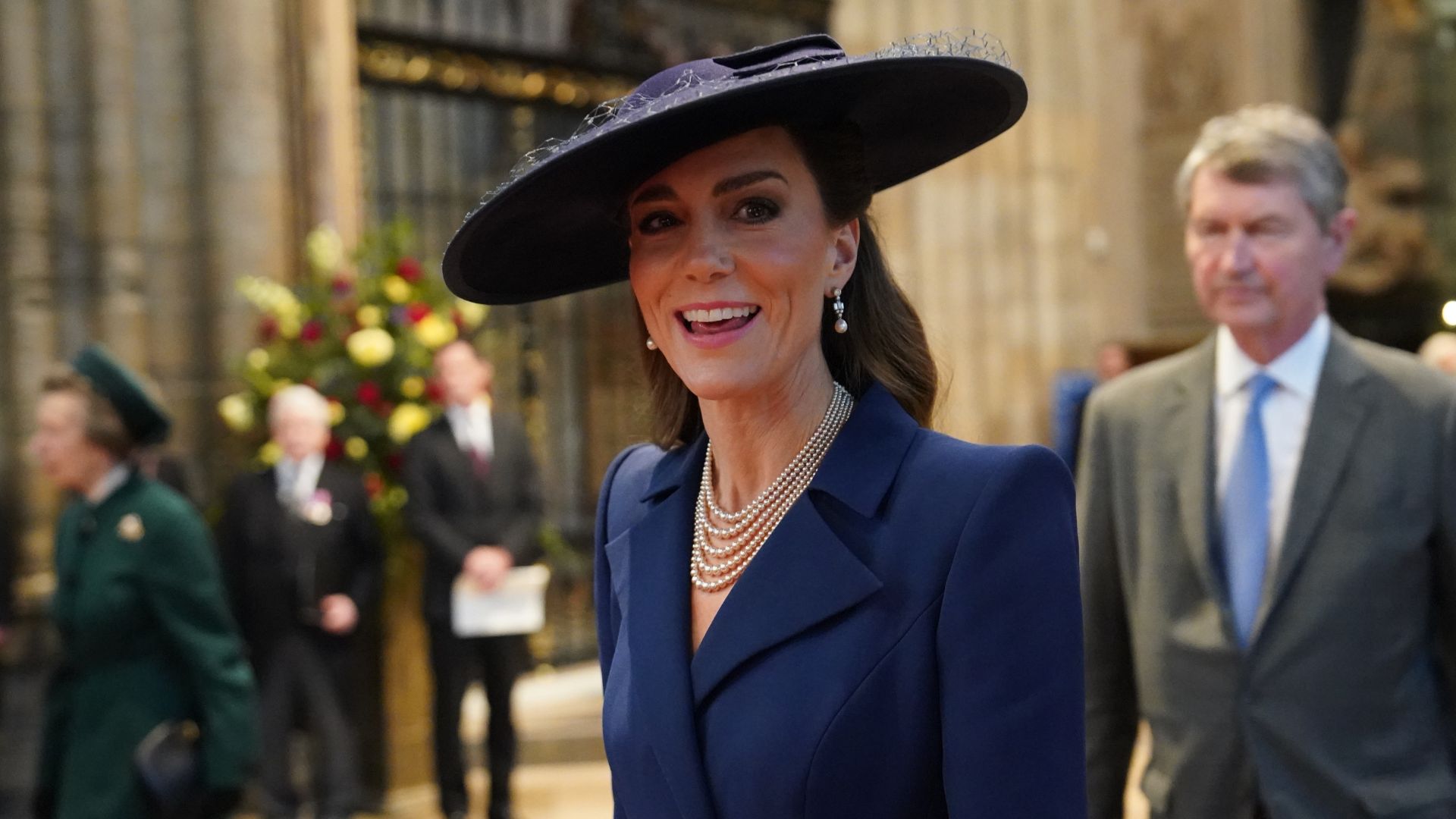 Catherine, Princess of Wales inside Westminster Abbey for the Commonwealth Day Service on March 9, 2026