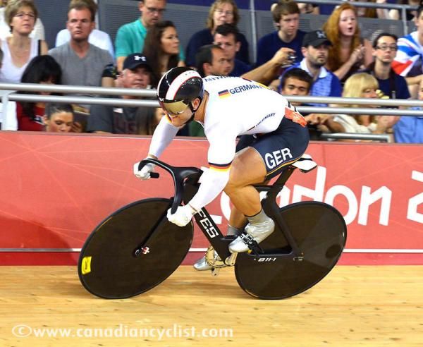 Mr Muscles - Robert Forstemann (Germany) in men's sprint qualifying