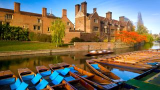 Landscape picture taken in the UK city of Cambridge