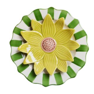 Yellow Flower Plate