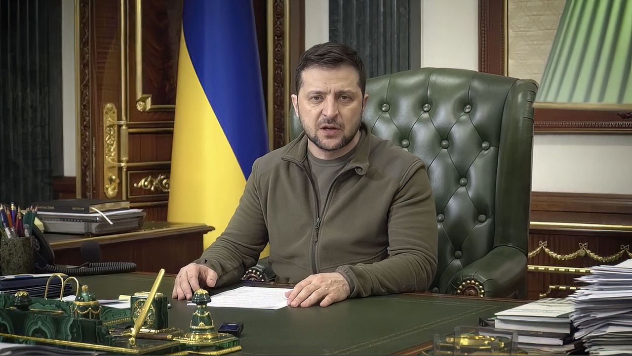 Ukrainian President Volodymyr Zelensky.