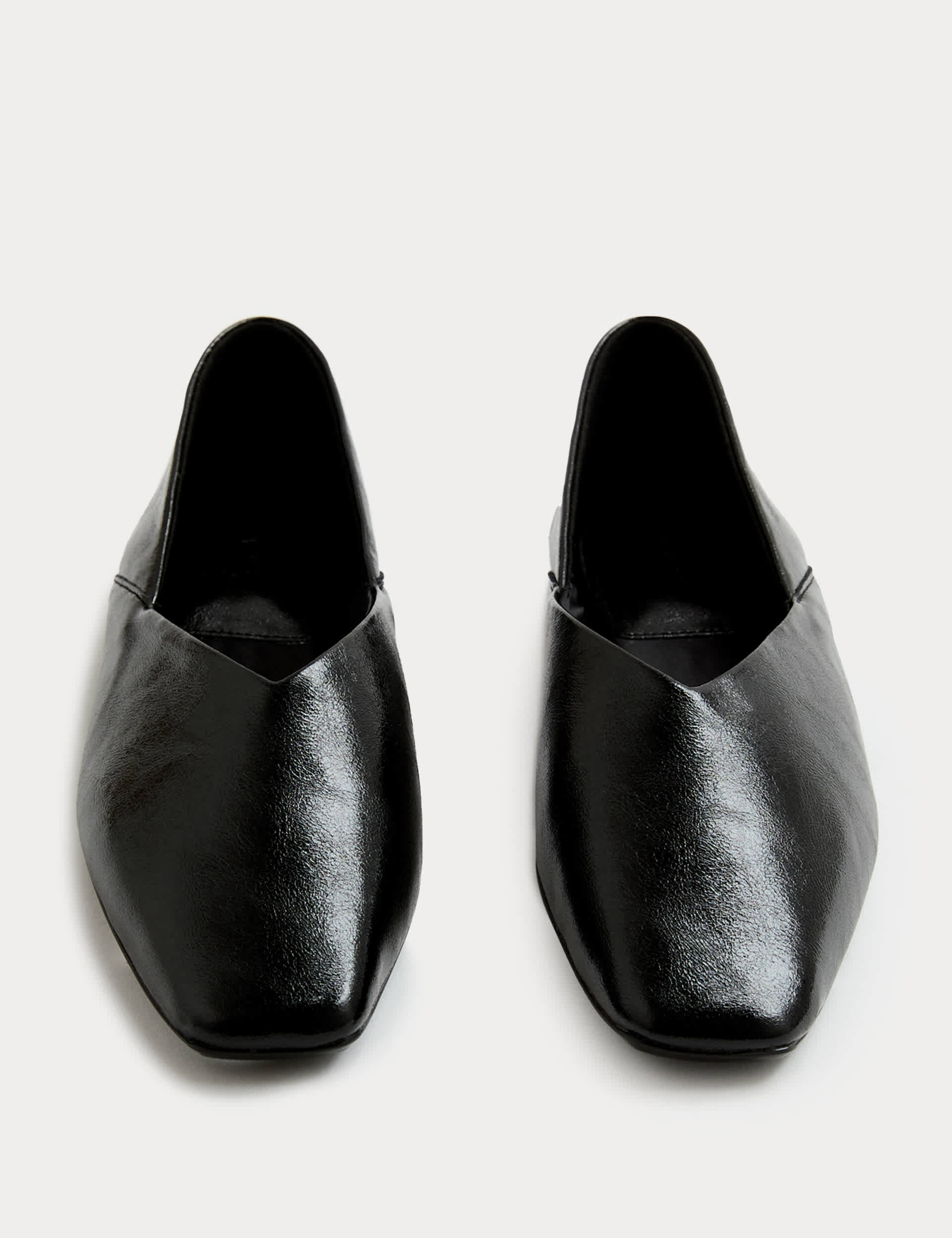 Slip on Flat Chisel Toe Ballet Pumps
