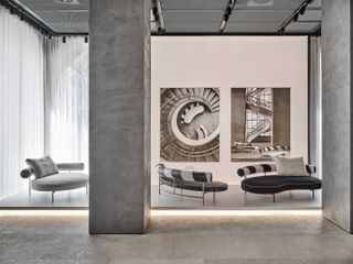 Flexform showroom during Milan Design Week 2023