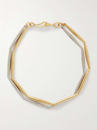 Lumia Helia Gold- and Silver-Plated Necklace