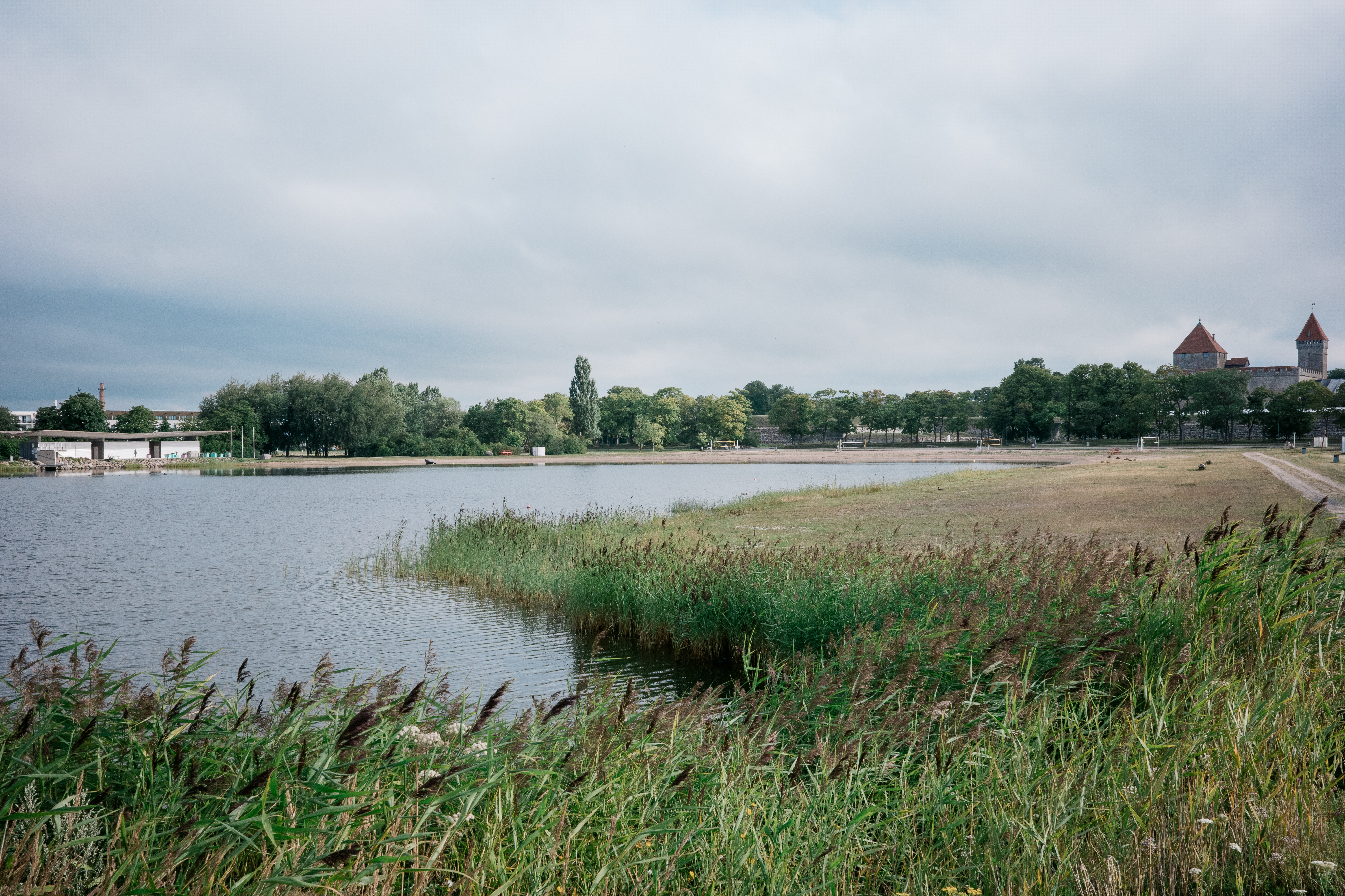 view of the island of Saaremaa in estonia