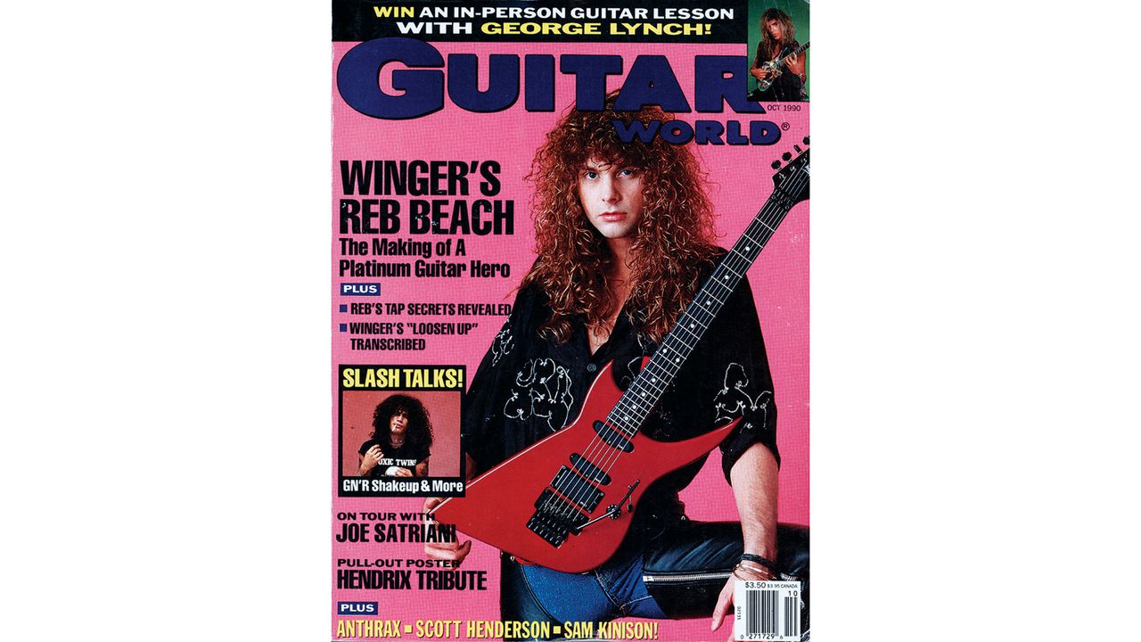 Reb Beach Guitar World cover