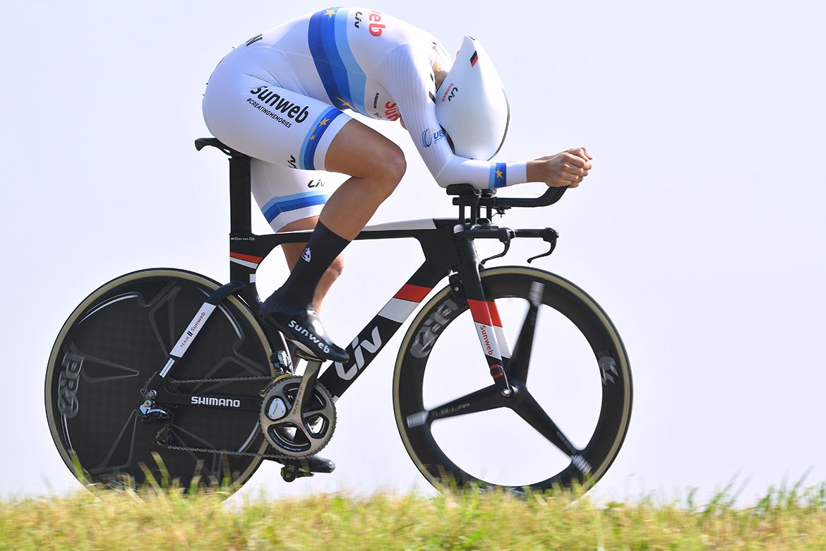 Ellen van Dijk at the Boels Ladies Tour