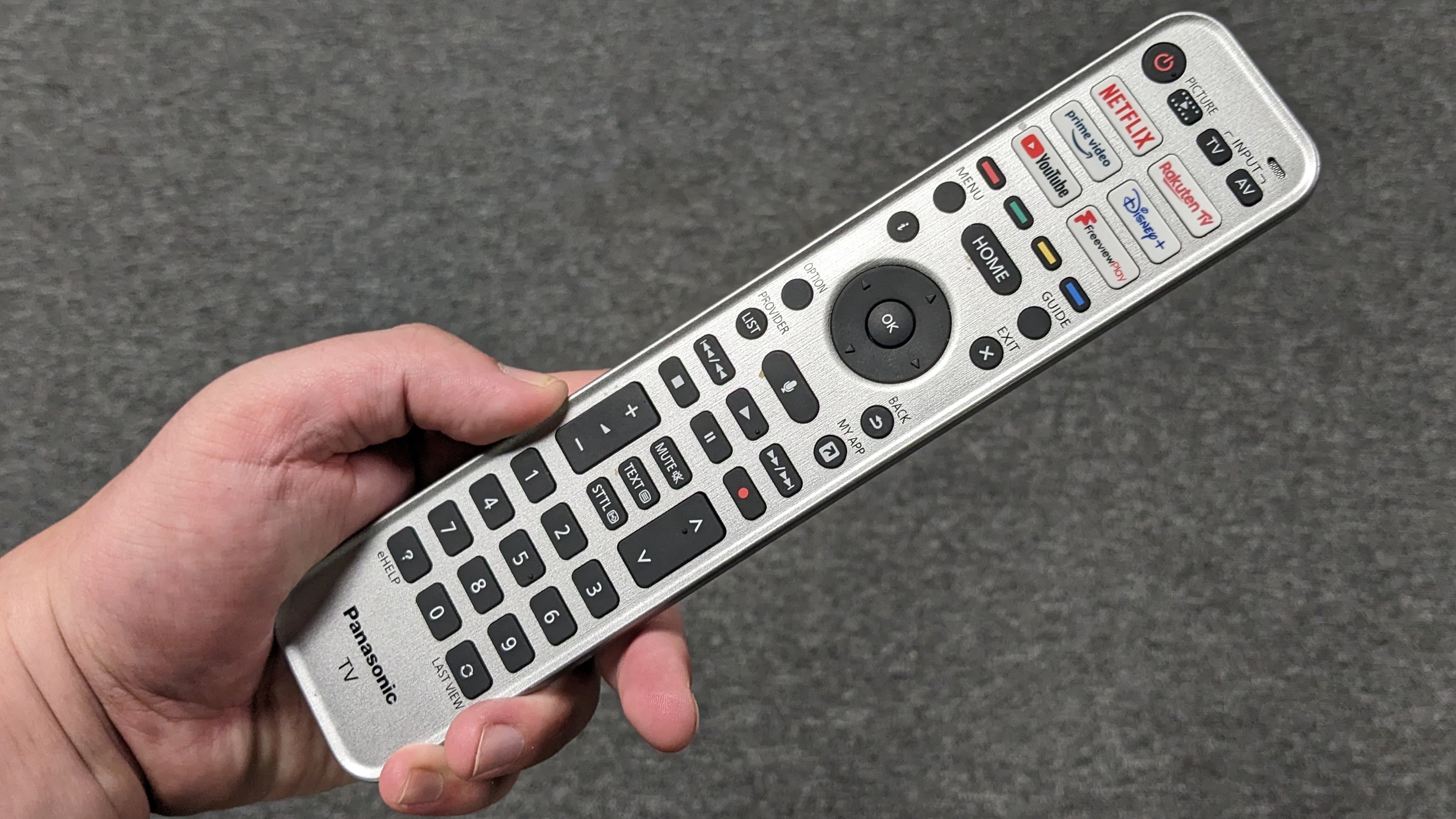 Panasonic MZ2000 remote control