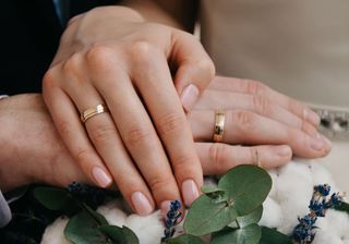 Wedding readings: a couple's rings