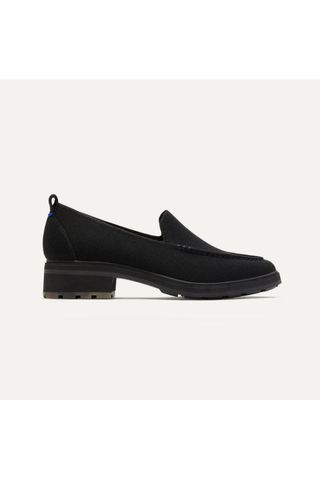 Rothy's The Lug Loafer in onyx black 