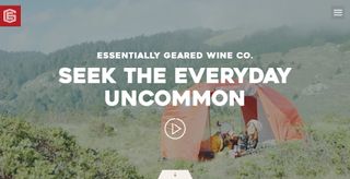 web design: EG wine