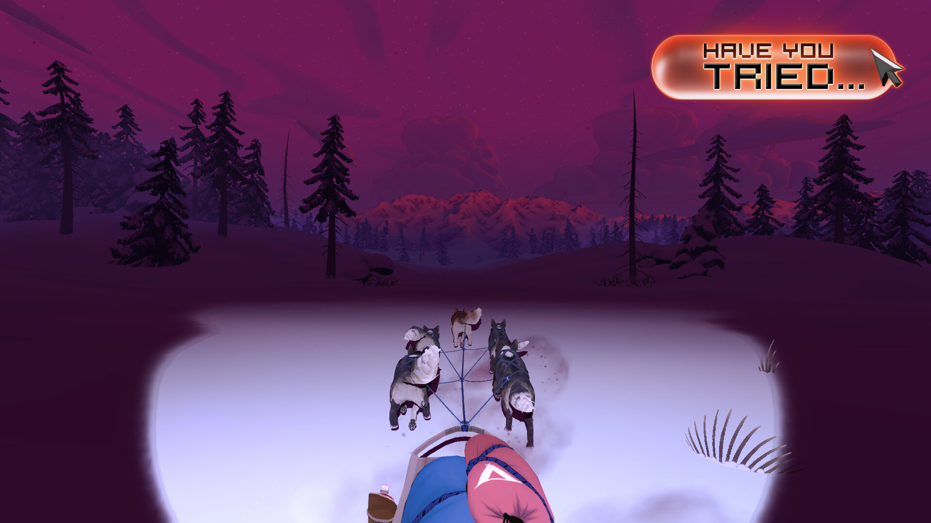 nintendo switch dog sledding game