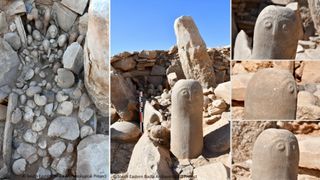 photos of a newfound shrine in the jordanian desert