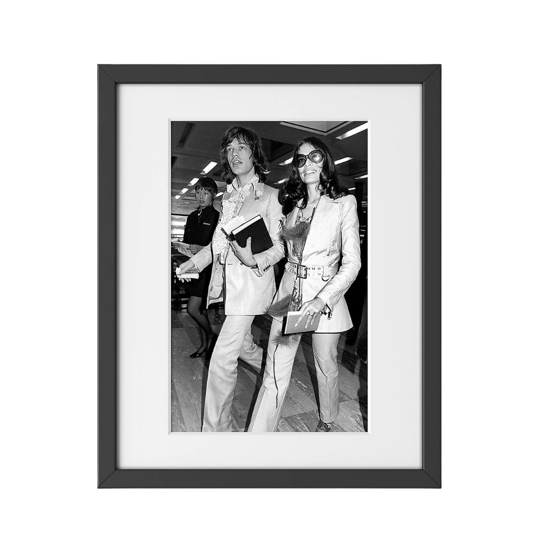 CB2, 'Mick and Bianca at the London Airport, 1970' Framed Photographic Print