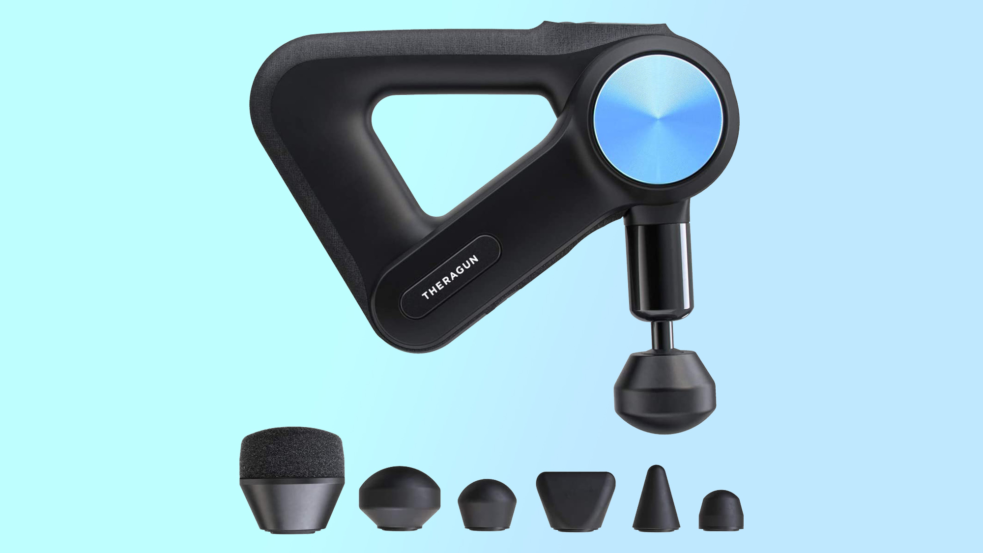 An image of the Theragun Pro one of the best massage guns