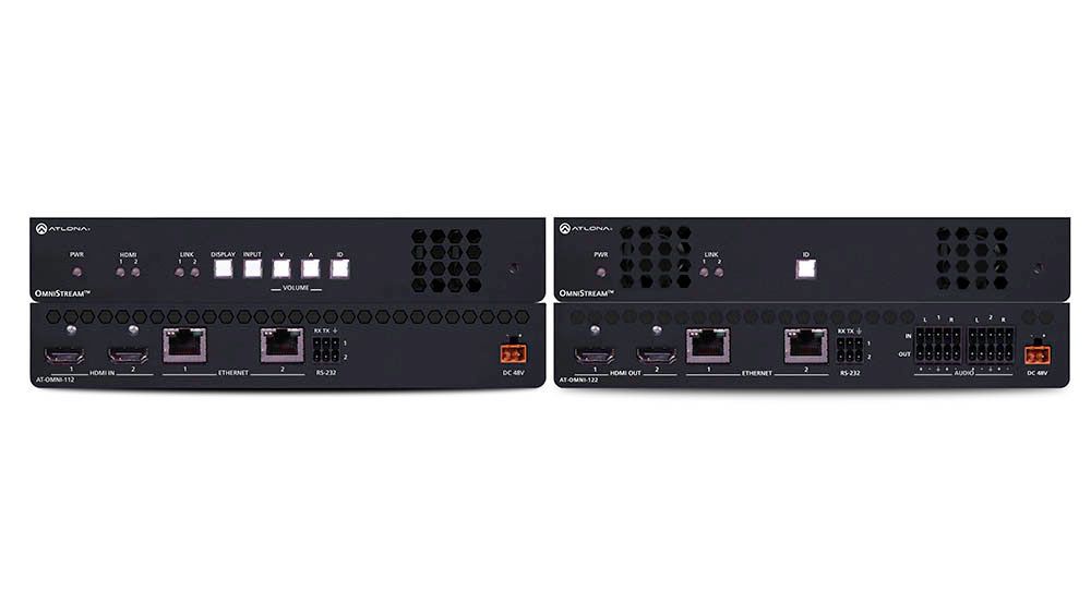 The Atlona OmniStream product line provides AVoIP with latency down to eight milliseconds and the ability to extend its footprint to interactive technologies.