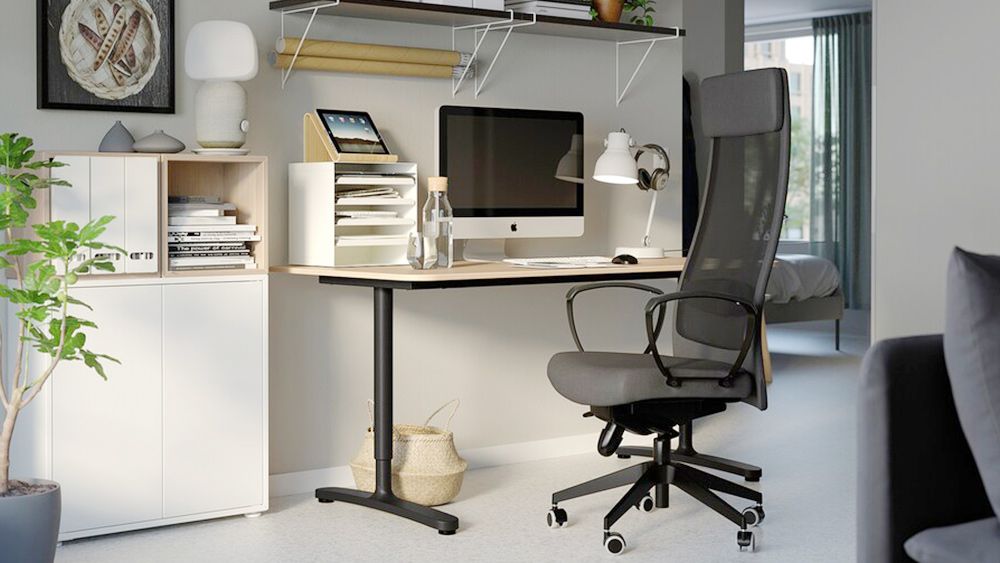 BestOffice V03-Black Home Office Ergonomic Desk Chair Black for sale online 