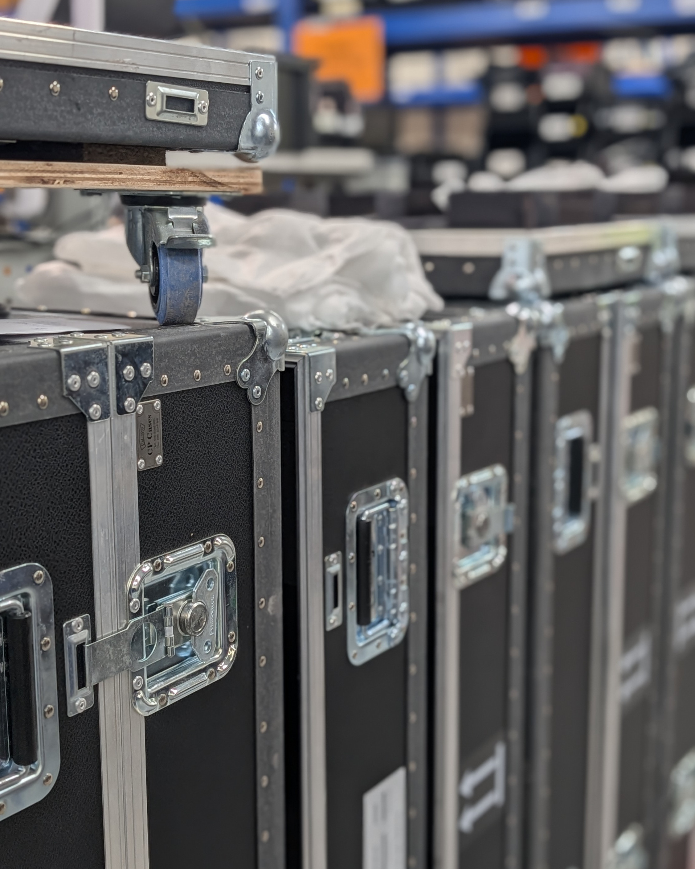 Each flightcase costs around £2,000. The Statement requires three.