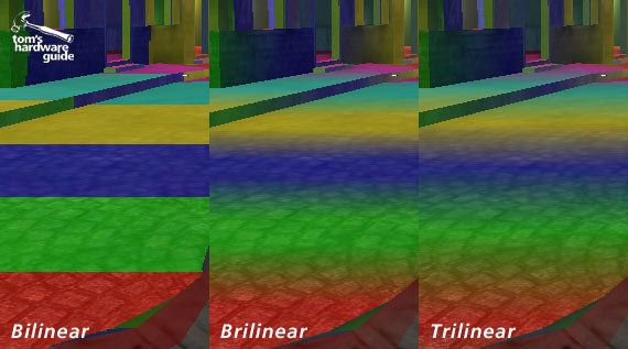 texture filtering trilinear optimization on or off