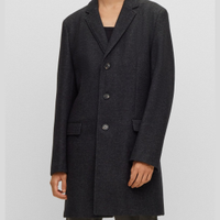 Hugo Boss Slim-Fit Coat in Wool Blend:&nbsp;was £349, now £209 at Hugo Boss (save £140)