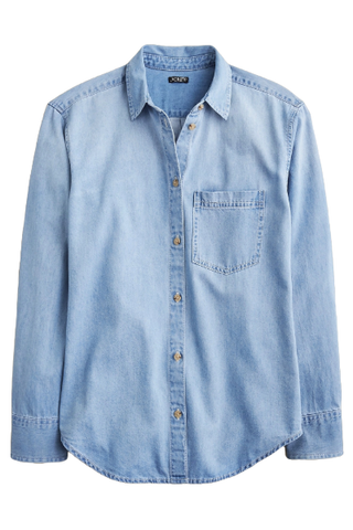 J.Crew Garçon Classic Chambray Shirt in Storm Wash 