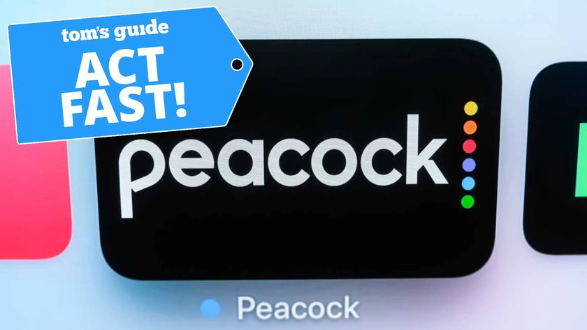 Peacock app icon with a Tom&#039;s Guide deal tag