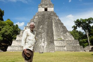 Morgan Freeman in Tikal