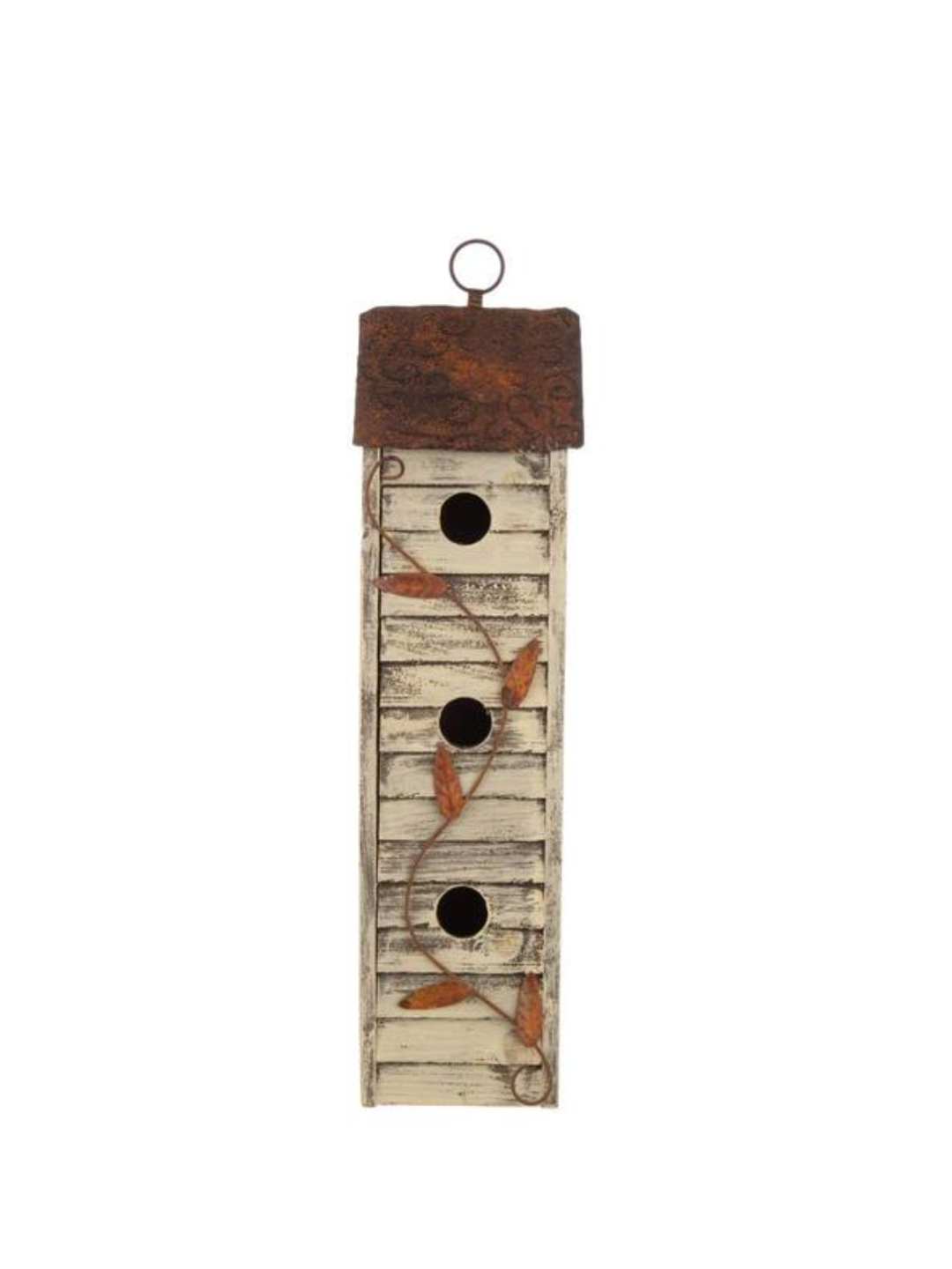 Distressed Solid Wood Birdhouse
