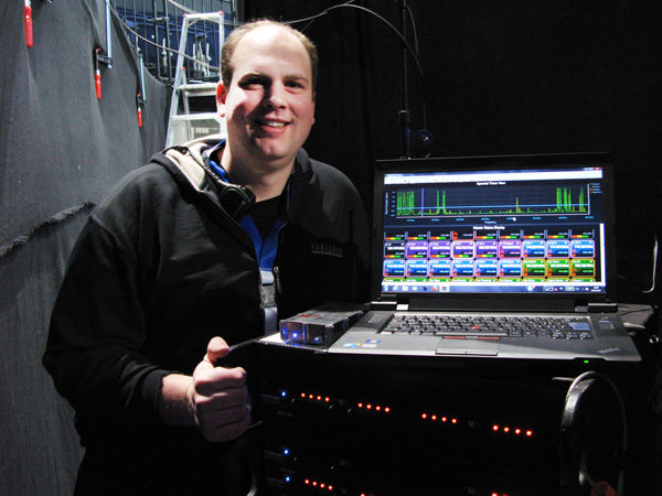 Sound Engineer Commands Frequency Management Using IWX