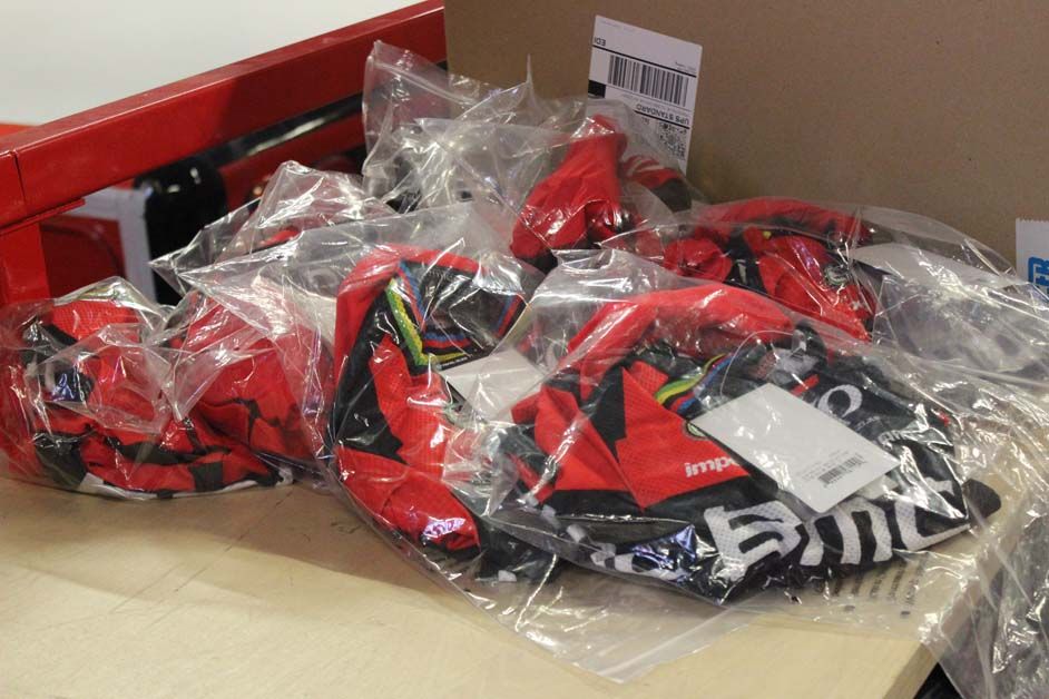 A few extra jerseys lying around