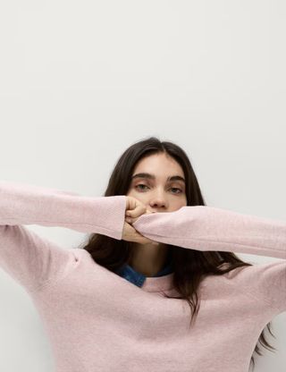 Air-Yarn Crew Neck Jumper