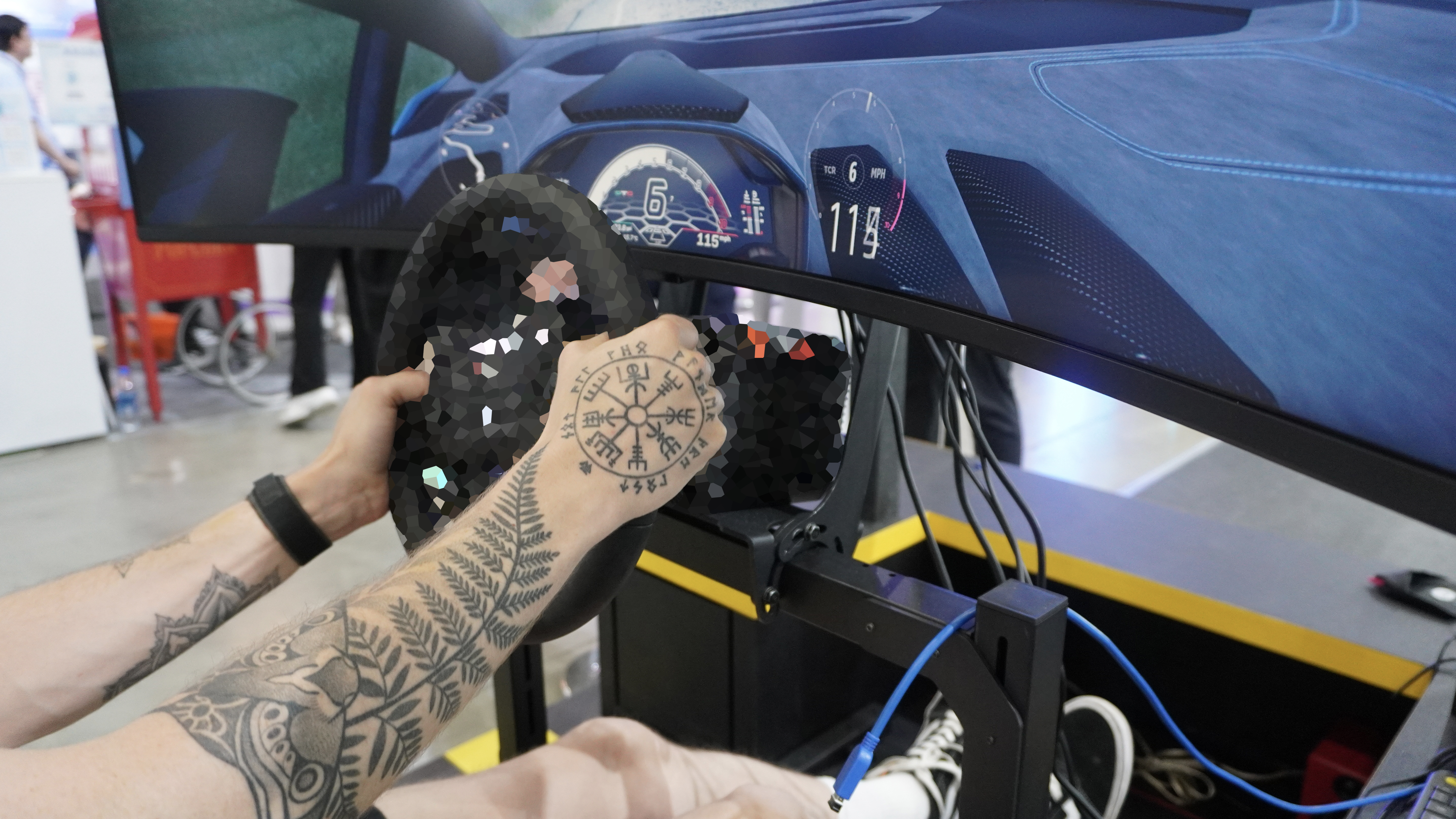 Asetek sim racing wheel