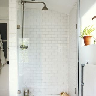 simple urban style bathroom