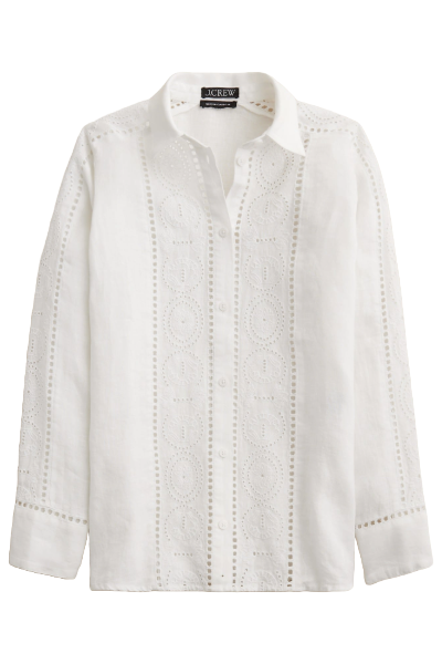 J.Crew, Garçon Classic Shirt in Eyelet Linen