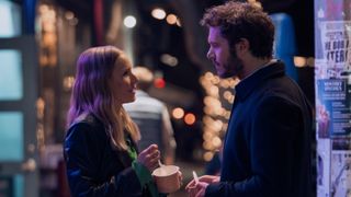 Kristen Bell and Adam Brody in Netflix's Nobody Wants This.