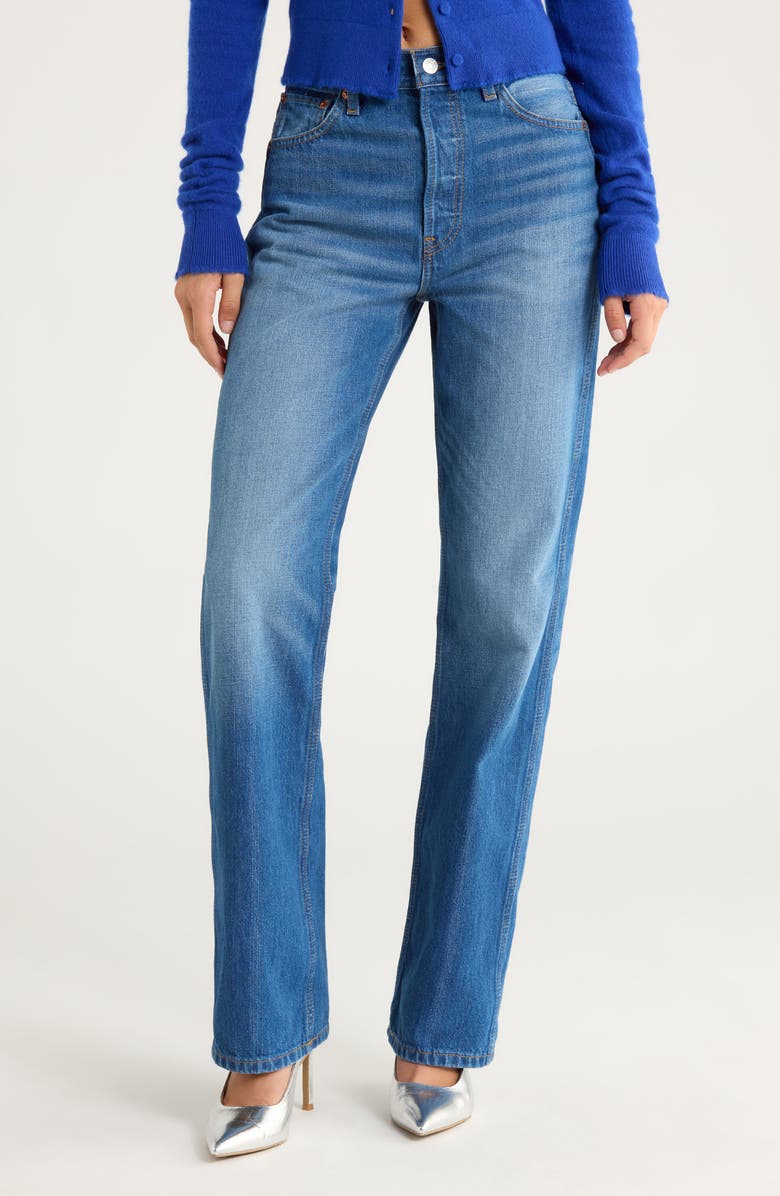 '90s High Waist Loose Straight Leg Jeans