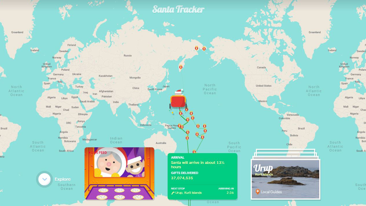 Santa Claus Map 2020 Santa Tracker Live: How To Follow Santa With Norad Or Google | Techradar