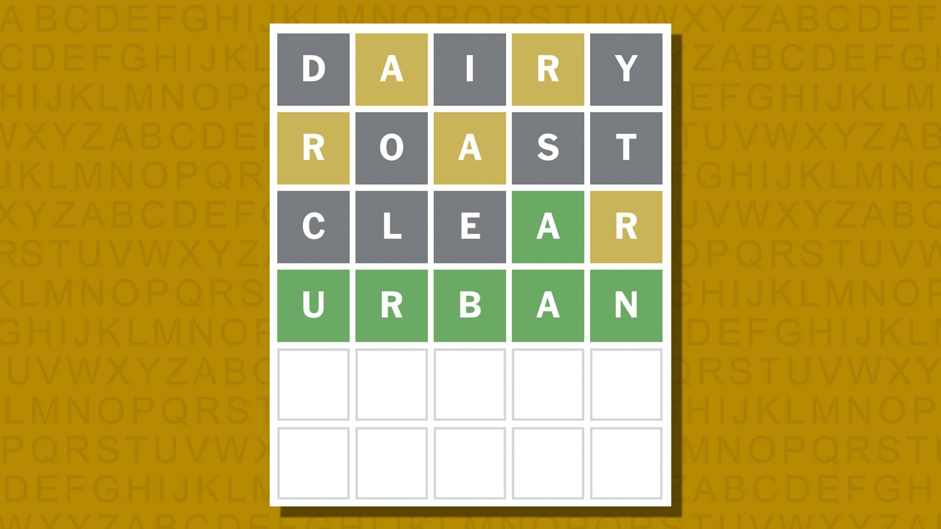 Ответ в формате Word для игры 987 на желтом фоне